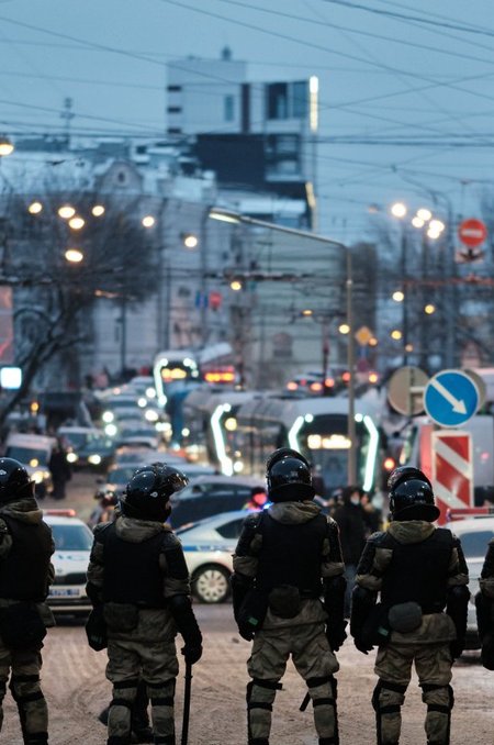 Politsei blokeeris eile Moskva kesklinna