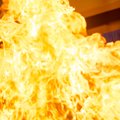 В Килинги-Нымме в здании клуба произошел пожар, один из спасателей пострадал