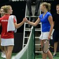 FOTOD: Eesti naiskond ei loovutanud Fed Cupil avavastasele settigi