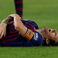 VIDEO | Nõrganärvilistele mittesoovitatav! Lionel Messi kukkus Barcelona mängus õnnetult ja murdis käeluu