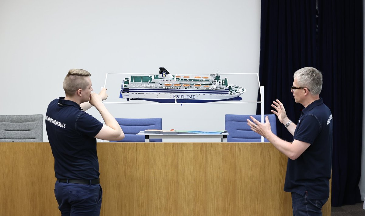 Täna andis OJK parvlaev Estonia uuringu esimese etapi tulemustest pressikonverentsi