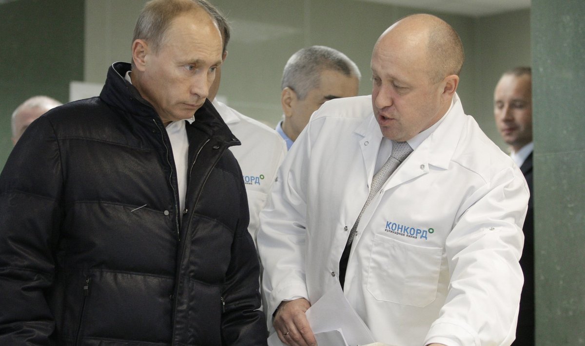 Vladimir Putin ja Jevgeni Prigožin