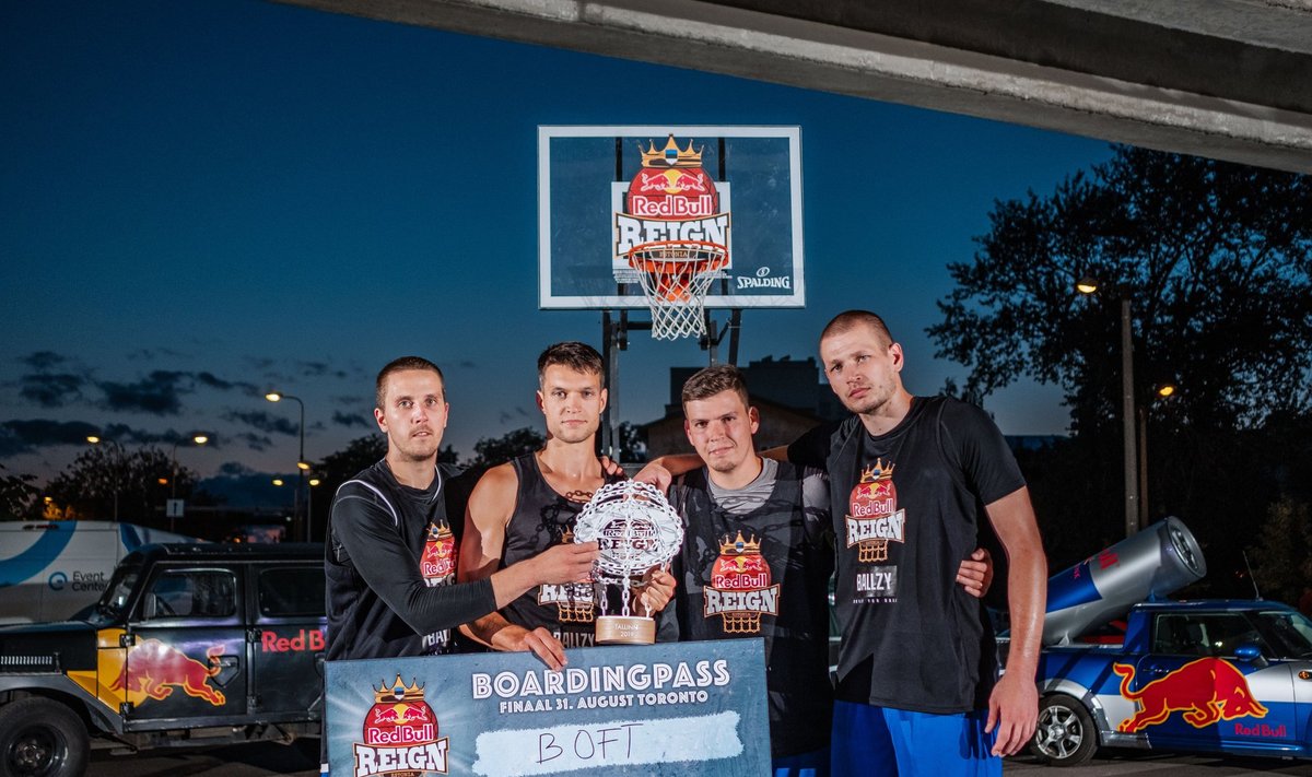 Veideman, Dorbek, Evart ja Järveläinen võitsid 3x3 Red Bull Reign Eesti finaali.