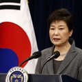 Lõuna-Korea skandaalidesse sattunud president teatas, et on valmis tagasi astuma