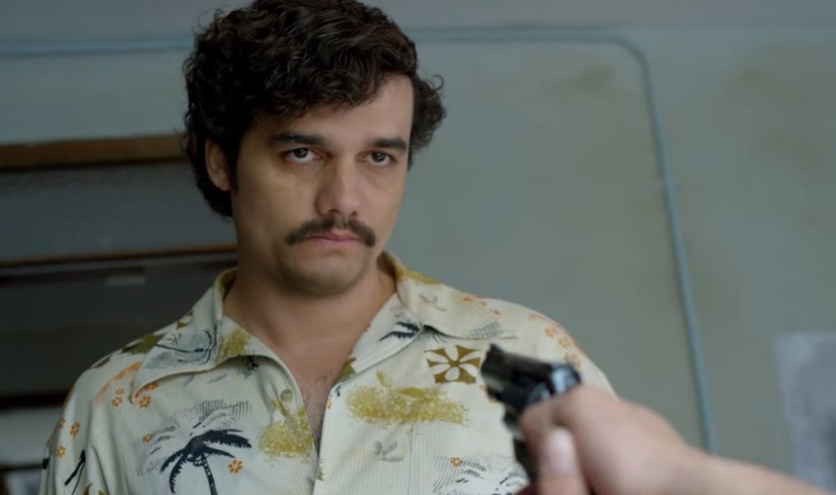 Pablo Escobar Netflixi seriaalis "Narcos"