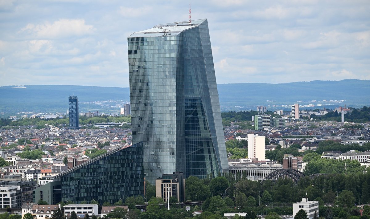 Euroopa Keskpanga maja Frankfurdis. 