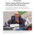 NYT: Глава РУСАДА подтвердил манипуляцию с допинг-пробами в России