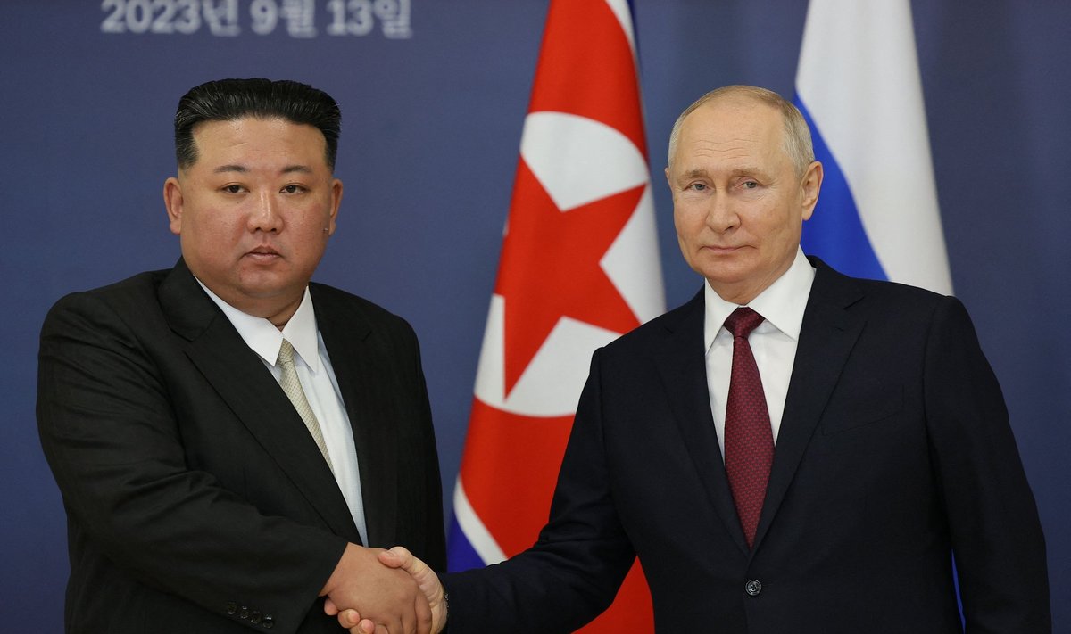 Põhja-Korea juht Kim Jong Un ja Venemaa president Vladimir Putin
