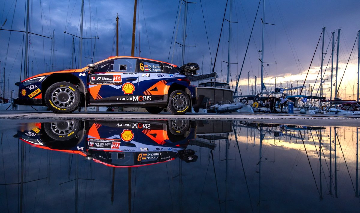 Dani Sordo sai Hyundai parimana Kreeka rallil kolmanda koha.