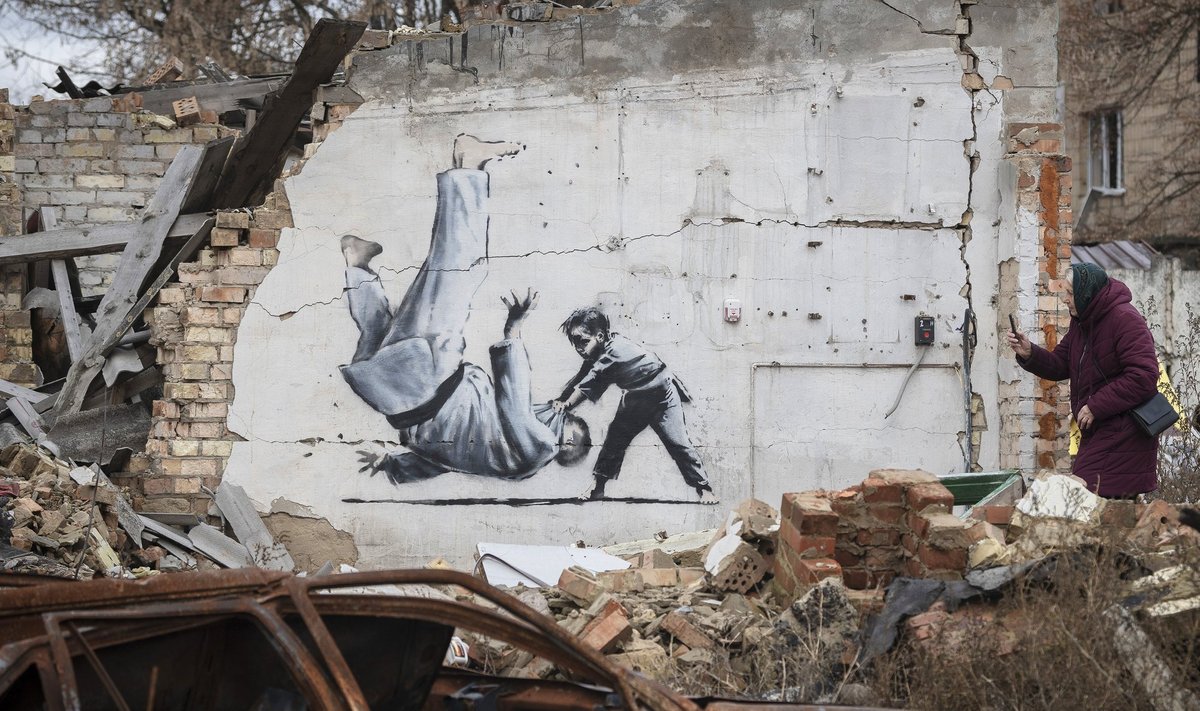 APTOPIX Russia Ukraine War Banksy