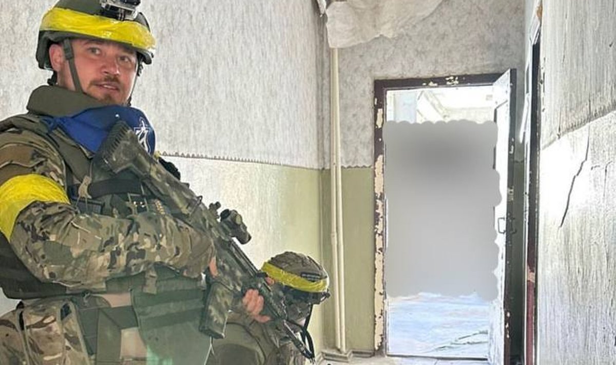 Vene vabatahtliku korpuse võitlejad Belgorodi oblastis Šebekino linnas