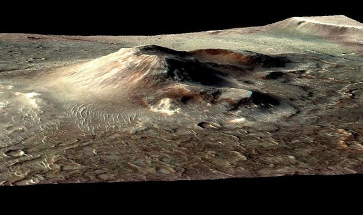 Vulkaan Marsil. Foto: NASA/JPL-Caltech/MSSS/JHU-APL/Browni ülikool