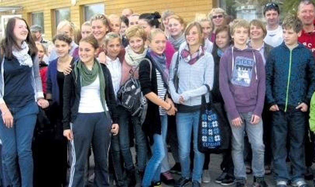 Projektis osalenud eesti ja saksa noored