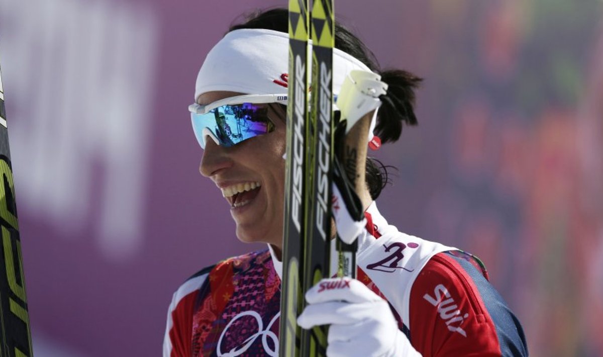 Marit Björgen Sotši olümpial.