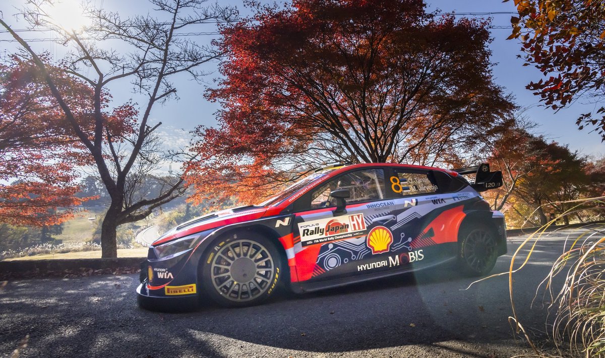 Ott Tänak ja Martin Järveoja Jaapani rallil