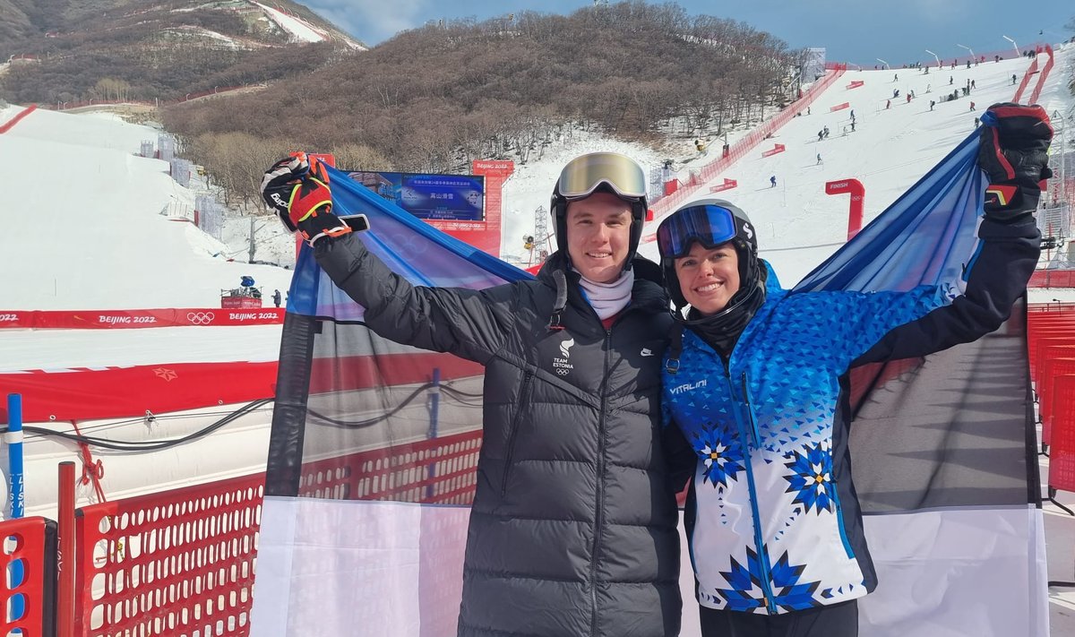 Tormis Laine ja Kaitlyn Vesterstein Pekingi olümpial.
