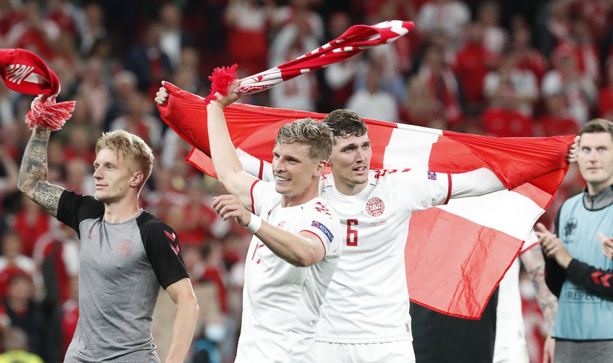 Taani koondis tõusis alagrupi viimase mänguga neljandalt kohalt teiseks, kindlustades edasipääsu.