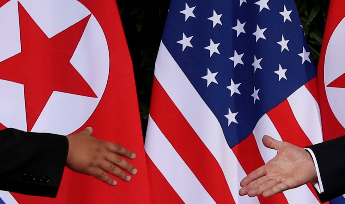 Kim Jong Un ja Donald Trump Singapuris