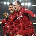 VIDEO | Liverpool sai magusa võidu Manchester Unitedi üle ja tõusis tabeli liidriks