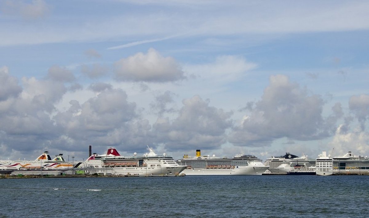 Kruiisilaevad Tallinna sadamas