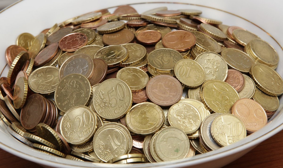 euromündid, raha, sendid