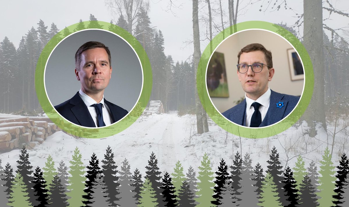Riigimetsa raiemahtu kommenteerivad RMK juht Mikk Marran ja kliimaminister Krisen Michal.