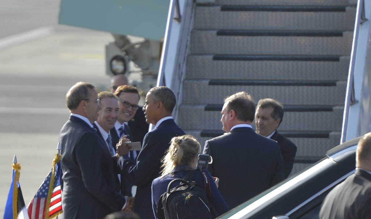 President Ilves saatis Obama lennukile