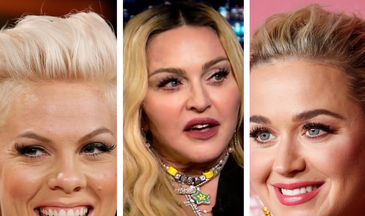 Pink, Madonna ja Katy Perry