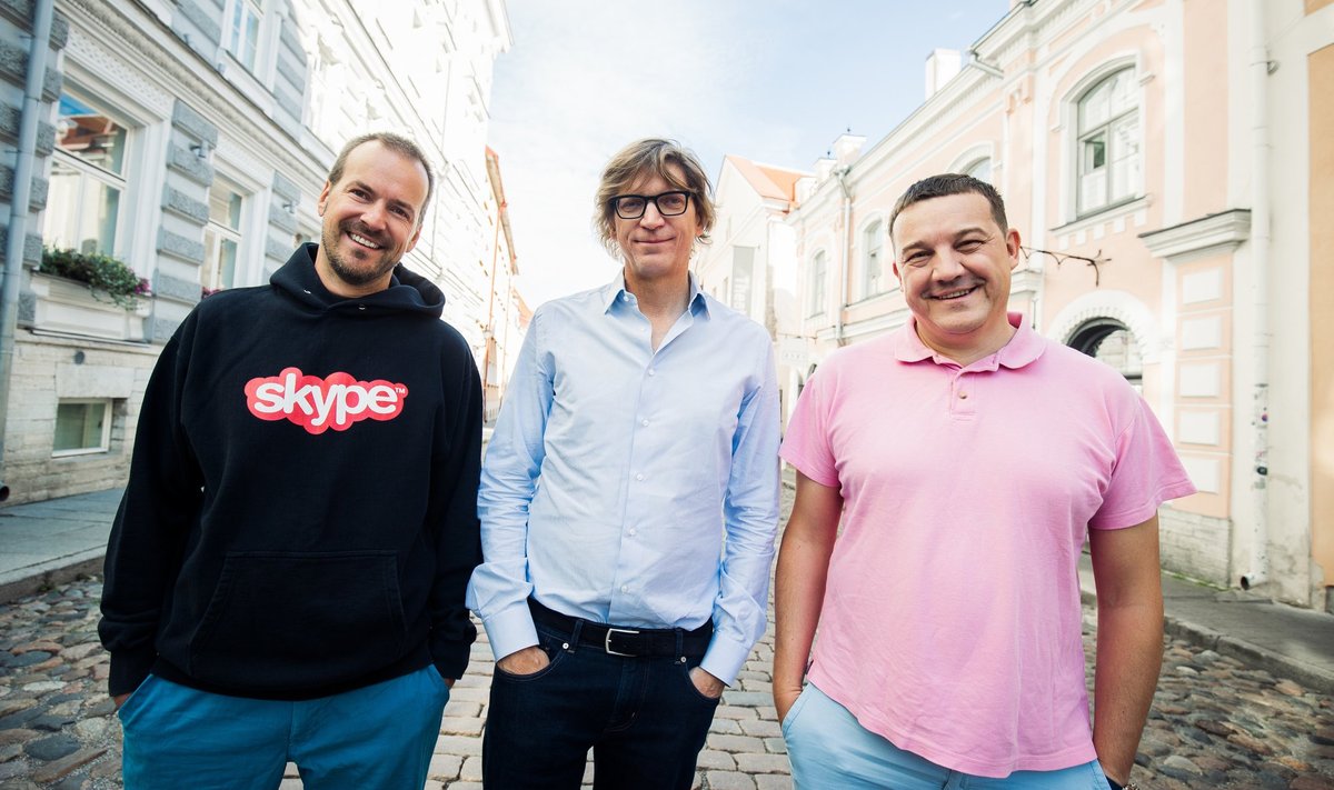 Taavet Hinrikus, Niklas Zennström ja Sten Tamkivi