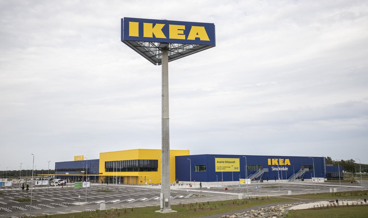Ikea kaubanduskeskus on juba valmis, kuid avab uksed järgmisel neljapäeval.