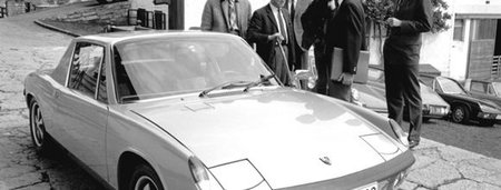 Ферри Порше получает в подарок на свое 60-летие VW-Porsche 914-8, 1969 год