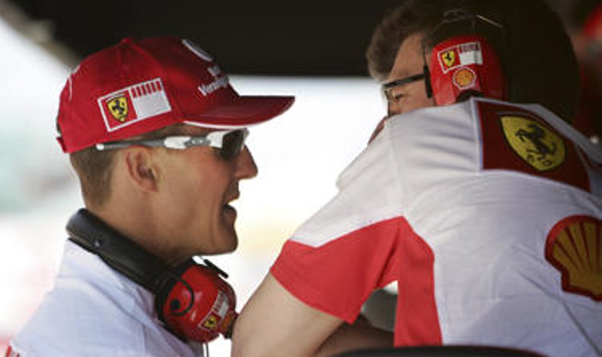 Michael Schumacher Ferrari boksis