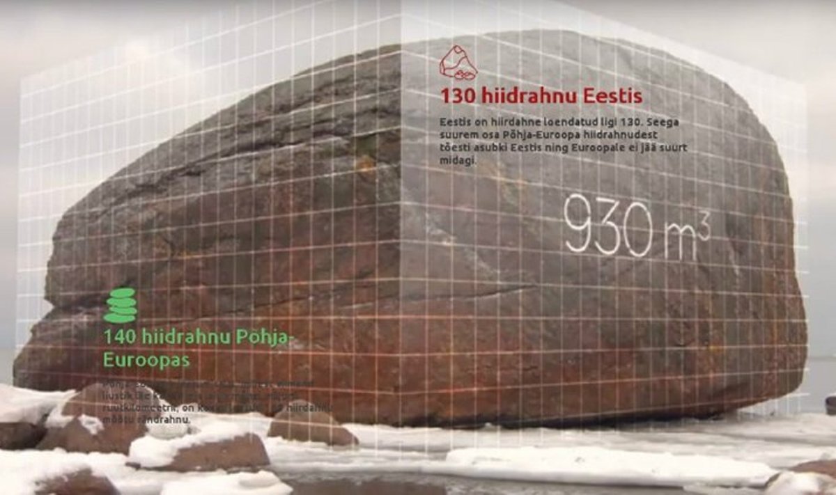 Letipeal asuv Ehalkivi võiks vabalt olla Eesti "brändrahn". (Foto: ERR)