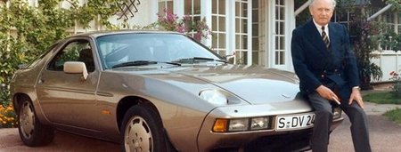 Ферри Порше и Porsche 928, празднование 70-летнего юбилея (1979 год)