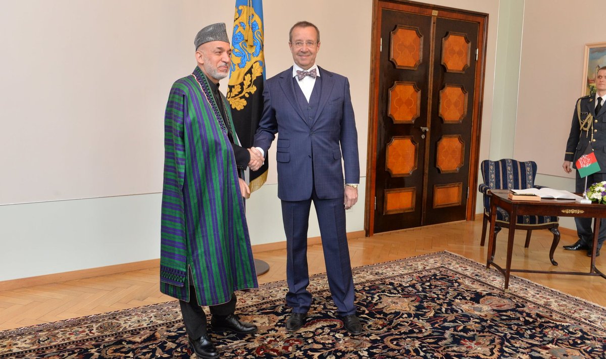 Hamid Karzai ja Toomas Hendrik Ilves