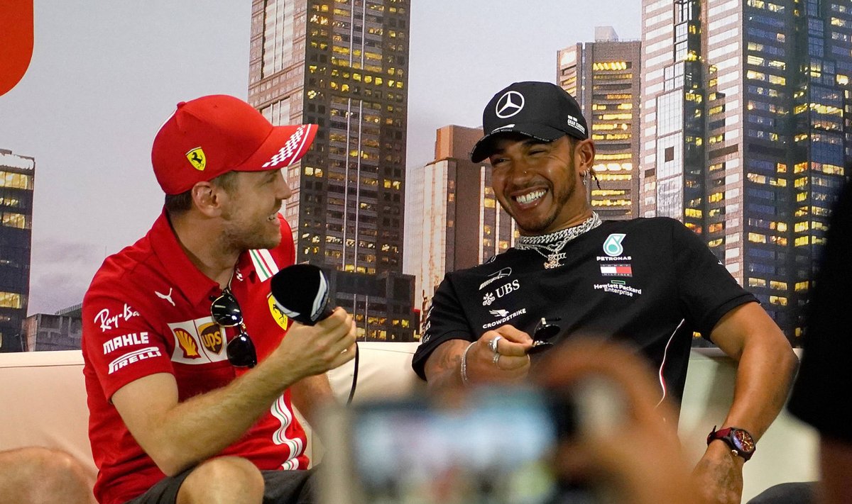 Sebastian Vettelil on uueks hooajaks leping olemas, Lewis Hamilton veel mitte.