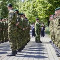 Перед главным штабом состоялось построение эстонского контингента Северной боевой группы ЕС