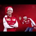 VIDEO: Kimi Räikkönen hiilgab Ferrari jõulureklaamis trianglivirtuoosina