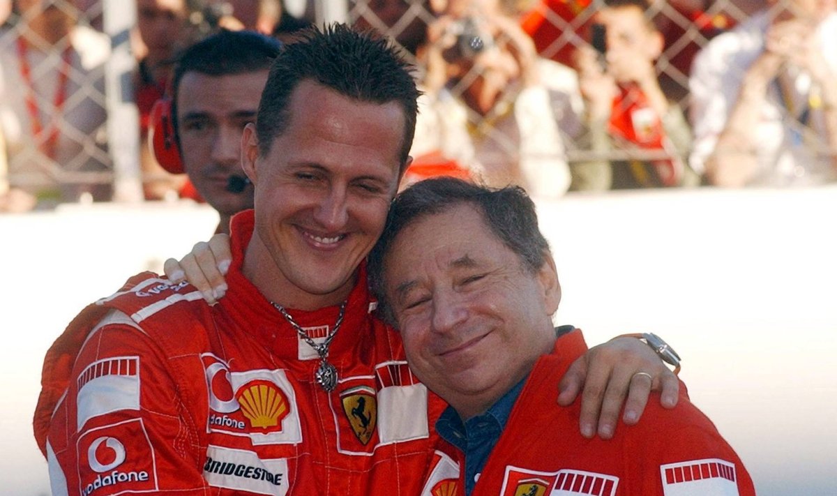Michael Schumacher ja Jean Todt 