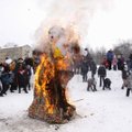 БОЛЬШАЯ ФОТОГАЛЕРЕЯ: В Кохтла-Ярве начали праздновать Масленицу