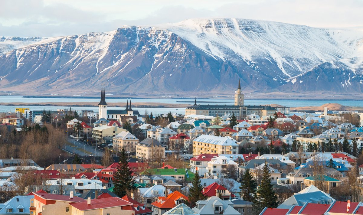 Islandi pealinn Reykjavík.