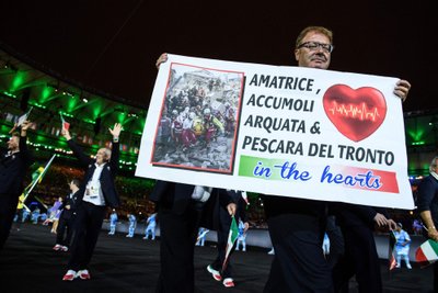 Itaalia delegatsiooni sõnum maavärina ohvritele.