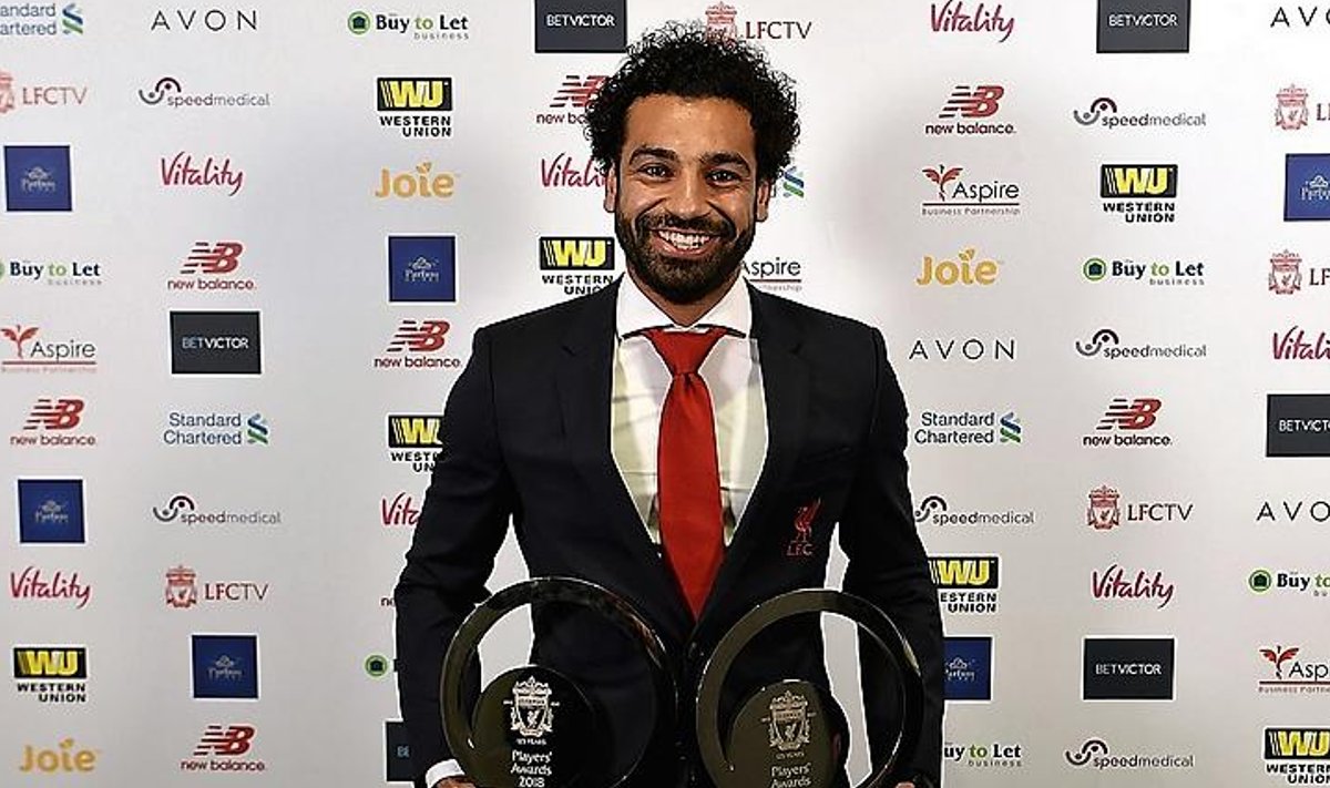 Mo Salah kahe auhinnaga