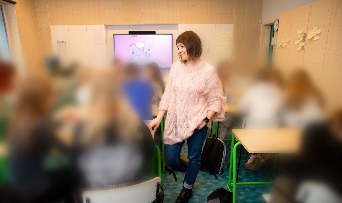 EI KARDA KÜSIDA: Kristina Birk-Vellemaa seksuaalkasvatuse tunnis ei karda õpilased ka nii-öelda ebamugavatel teemadel küsimusi küsida. Mõni neist tõi välja, et eelmises koolis nad kartsid küll.