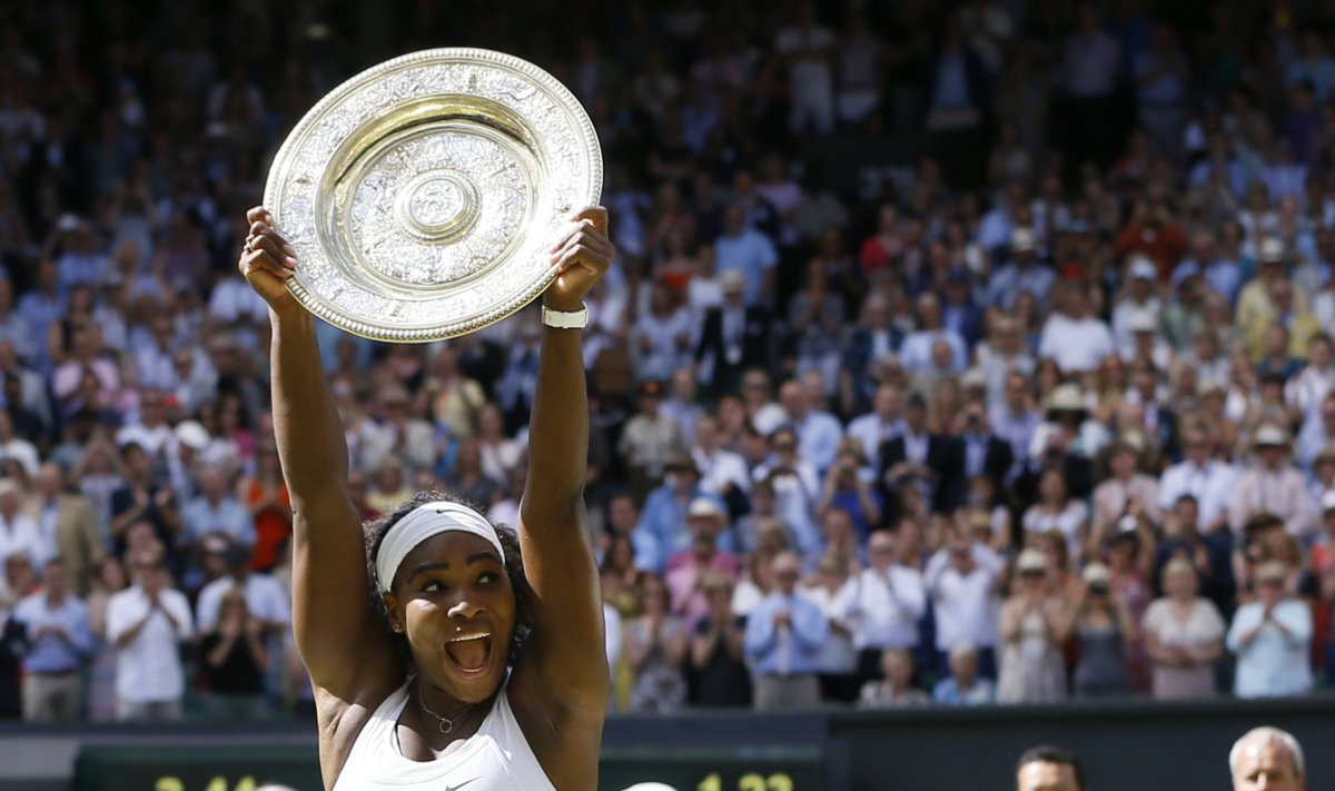 Serena Williams võitis täna karjääri kuuenda Wimbledoni tiitli.