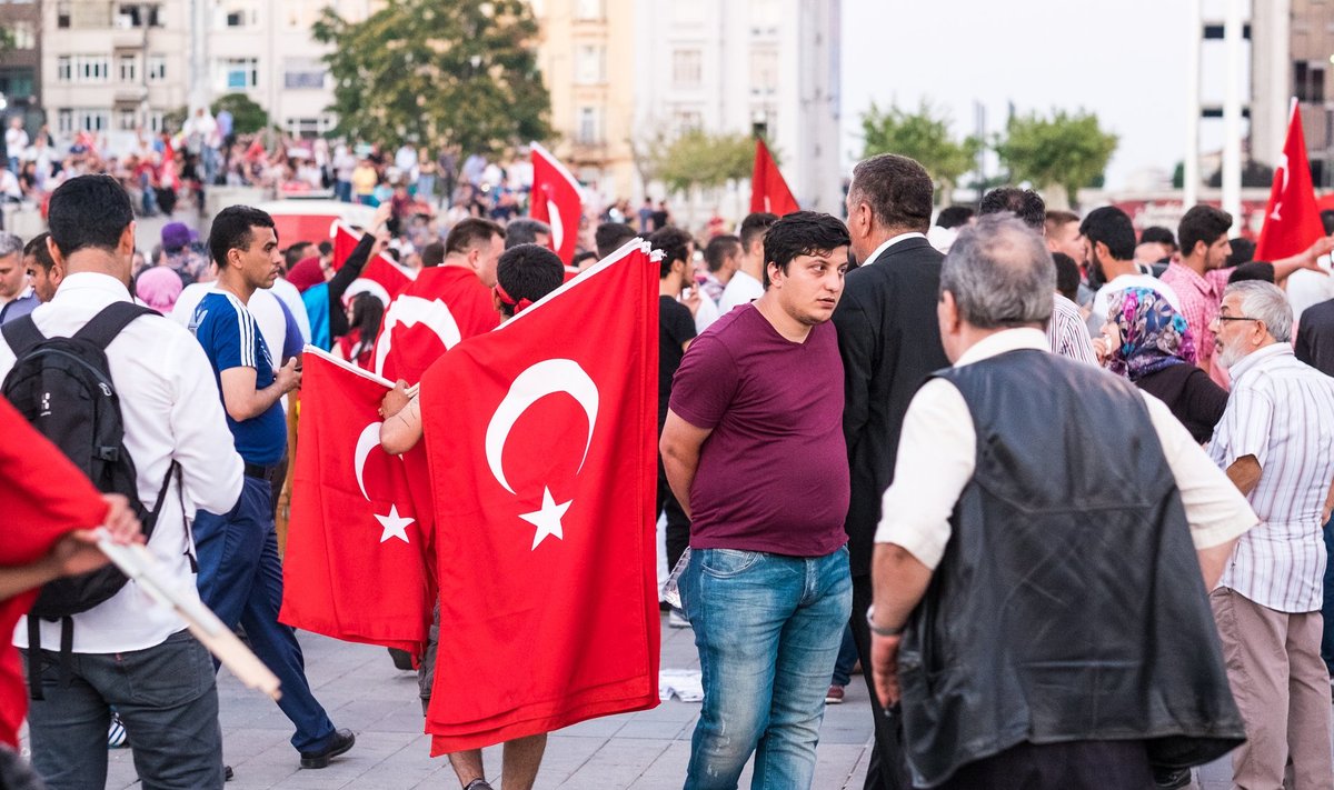 Istanbuli tänavapilt 17.07.2016