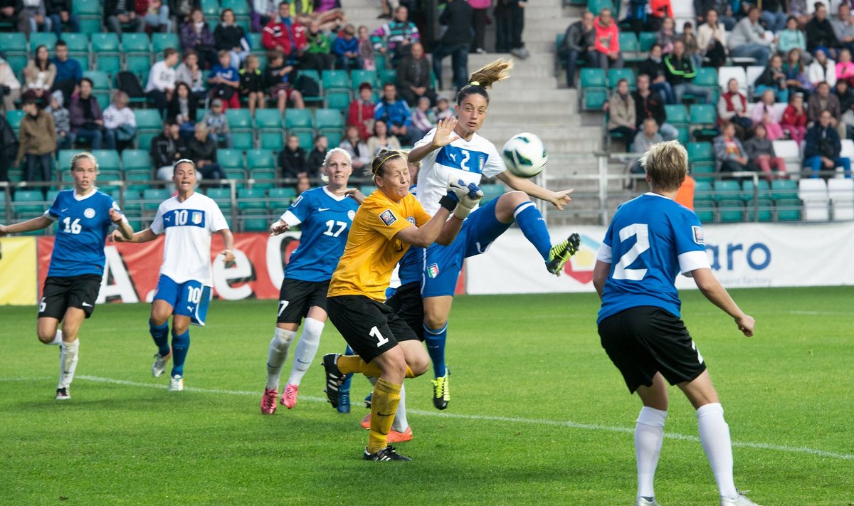 Naiste jalgpall - Eesti vs Itaalia
