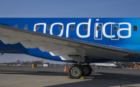 Nordica lennuks täna Tallina lennuväljal.