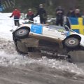 VIDEO | Ken Torni auto käis Rootsi rallil külje peal