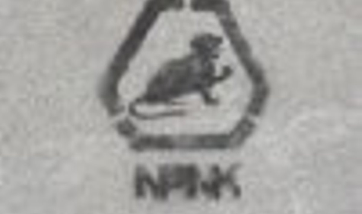 NPNK logoga grafiti, mis esmaspäevast alates on Tallinna linnaruumi üks osa.